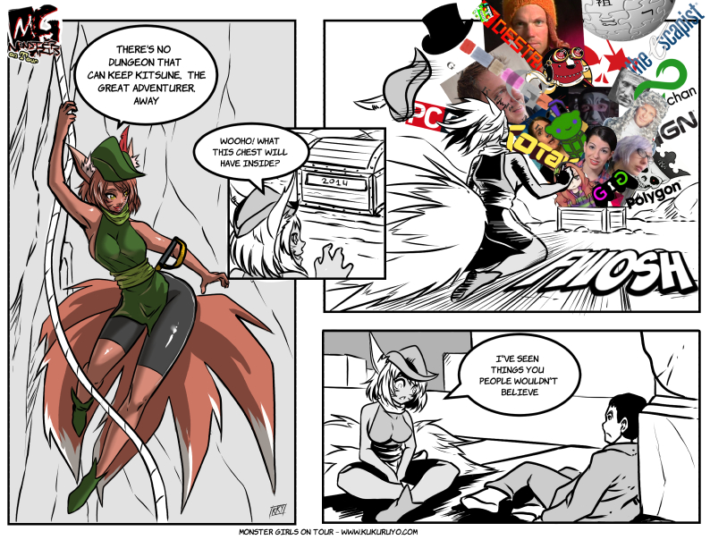 Monster girls on tour - Episode 28, Page 1: Page 028